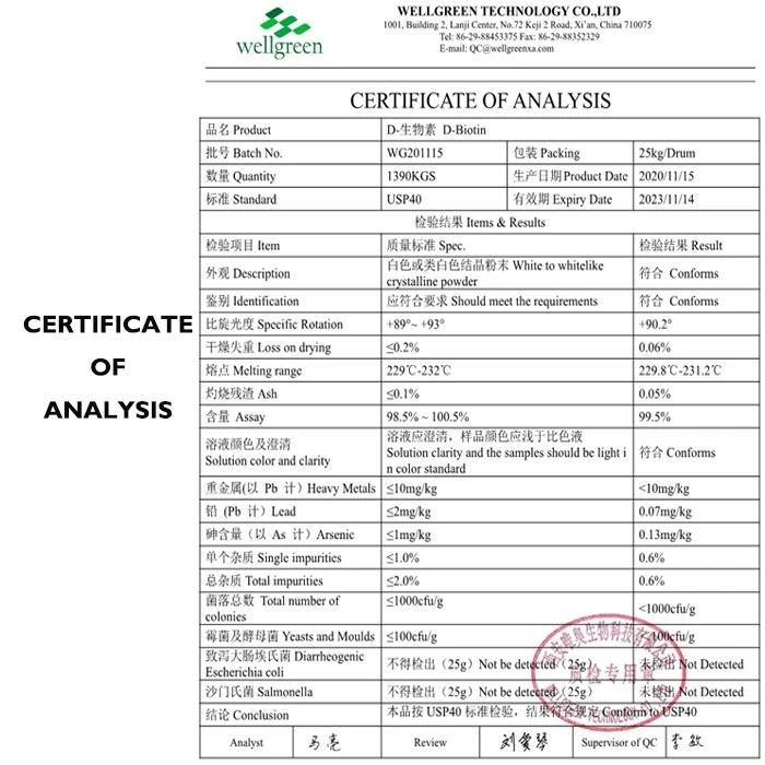 D Biotin Powder